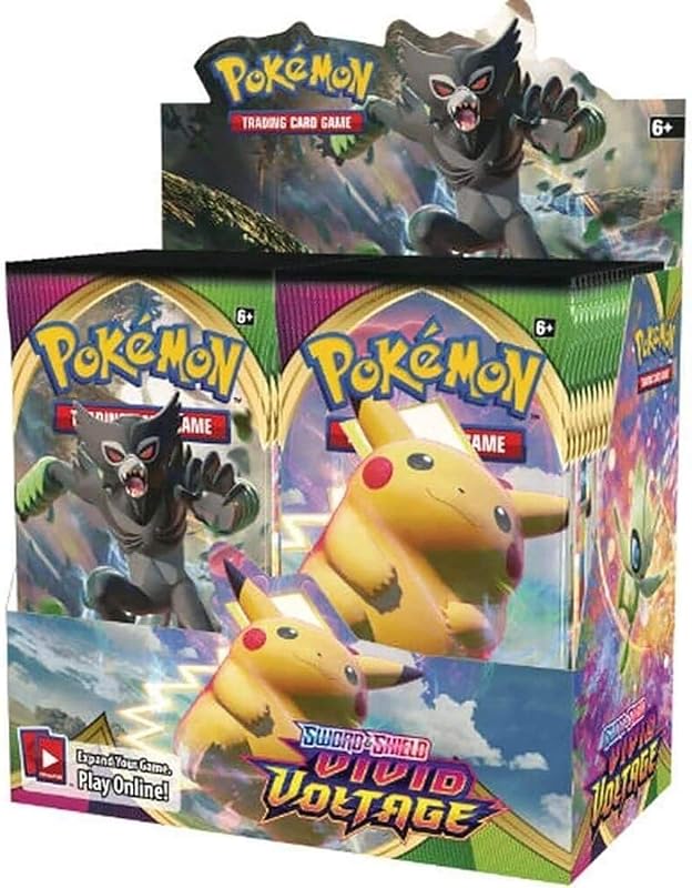 Caja de refuerzo de voltaje vívido de Pokémon Sword & Shield - 36 paquetes