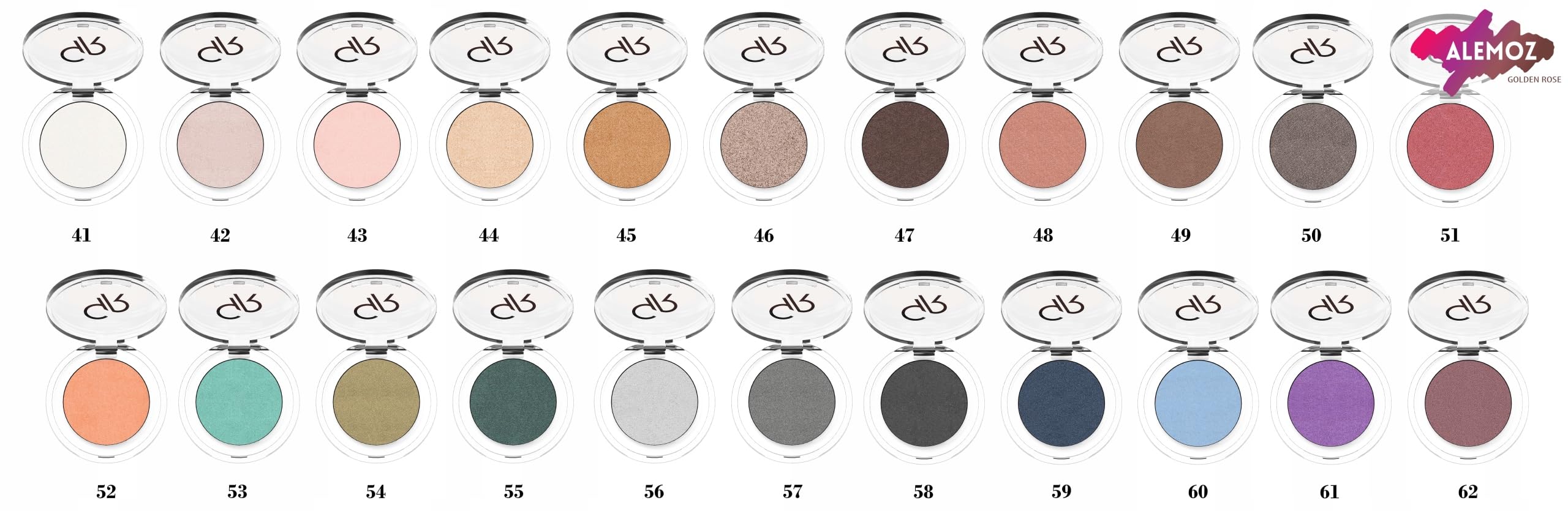 Golden Rose Soft Color Pearl Mono Eyeshadow No:60 1 Paket