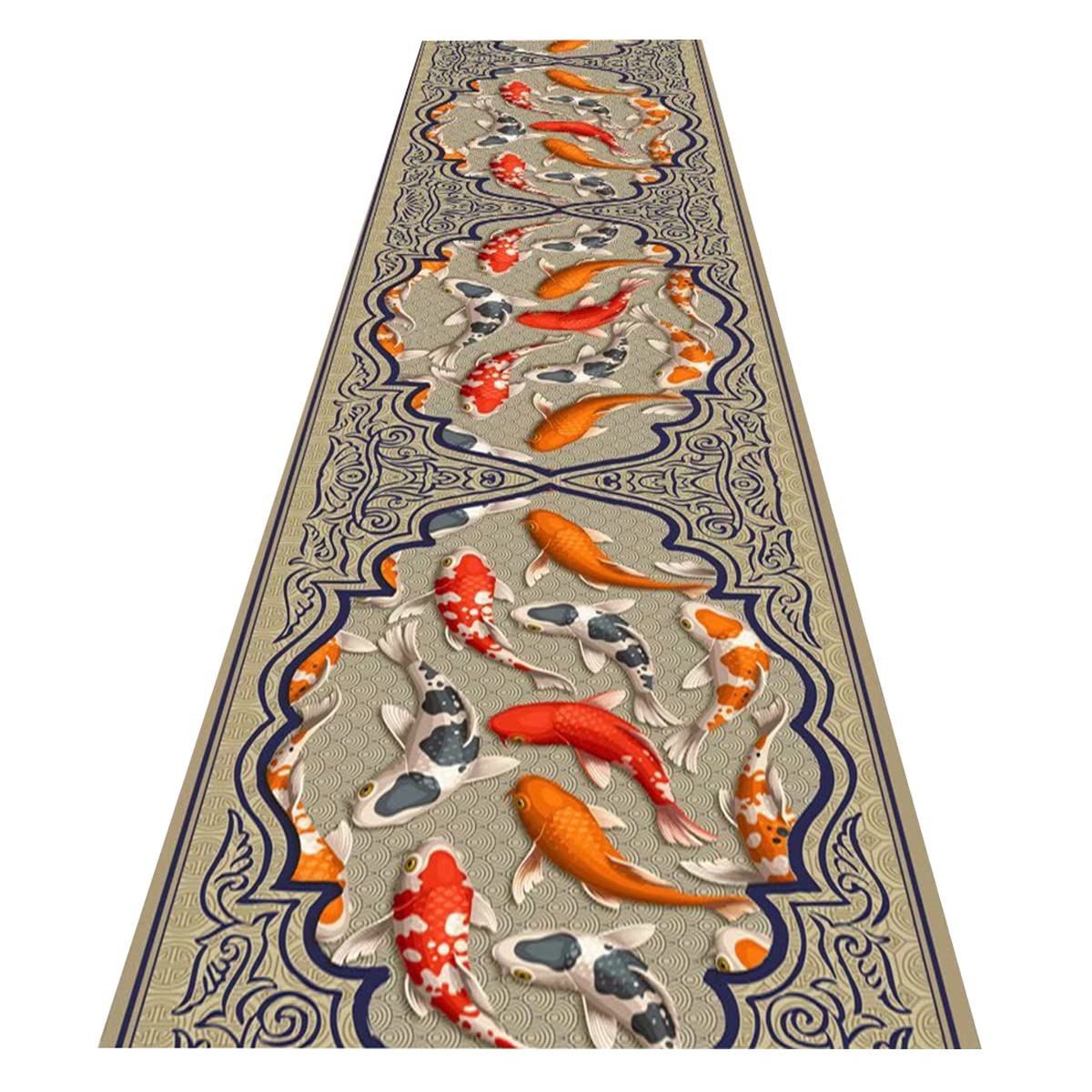 HDGZ 3D Runner Rug for Hallways Non Slip Hallway Entry Carpet Low Pile with Rubber Backing Hallway Entryway Living Dining Room Area Rug Washable Customizable Size (Size : 90x200cm)