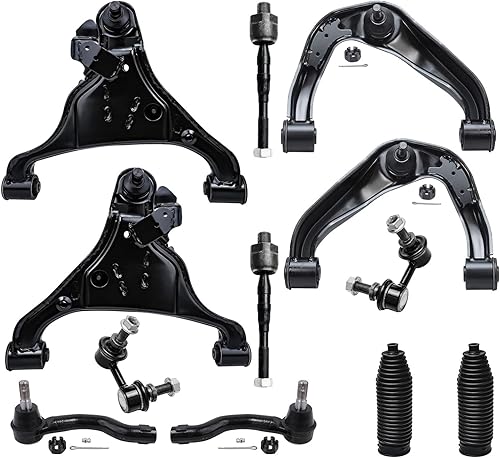 Miniatura 83 de Detroit Axle - Kit de suspensión frontal de 12 piezas para Toyota Corolla 2003 2004 2005 2006 2007 2008, 2 brazos de control inferiores, 2 rótulas