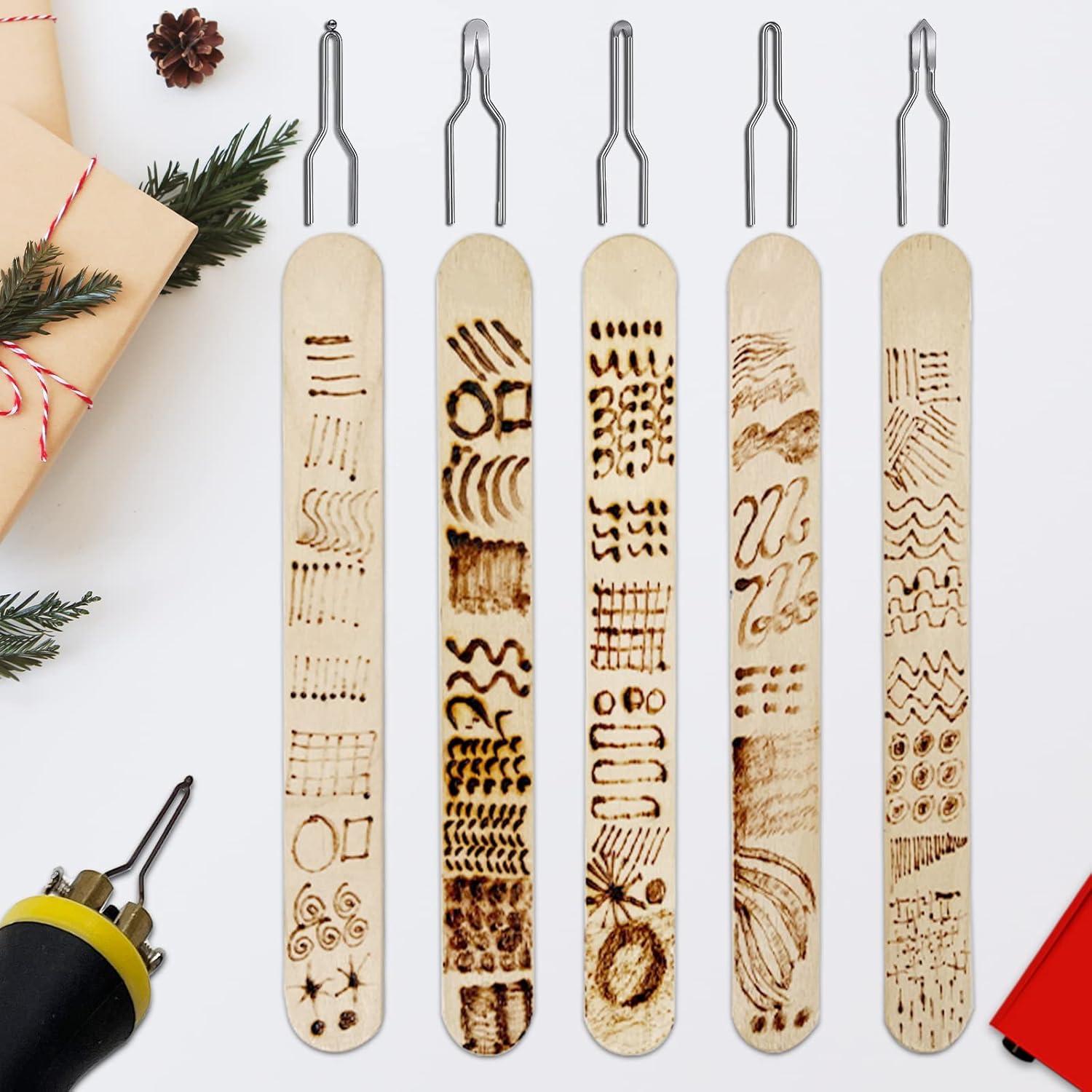 Viiart 23 Pcs Wood Burning Tips Pyrography Pen Tips Wood Burning Pen