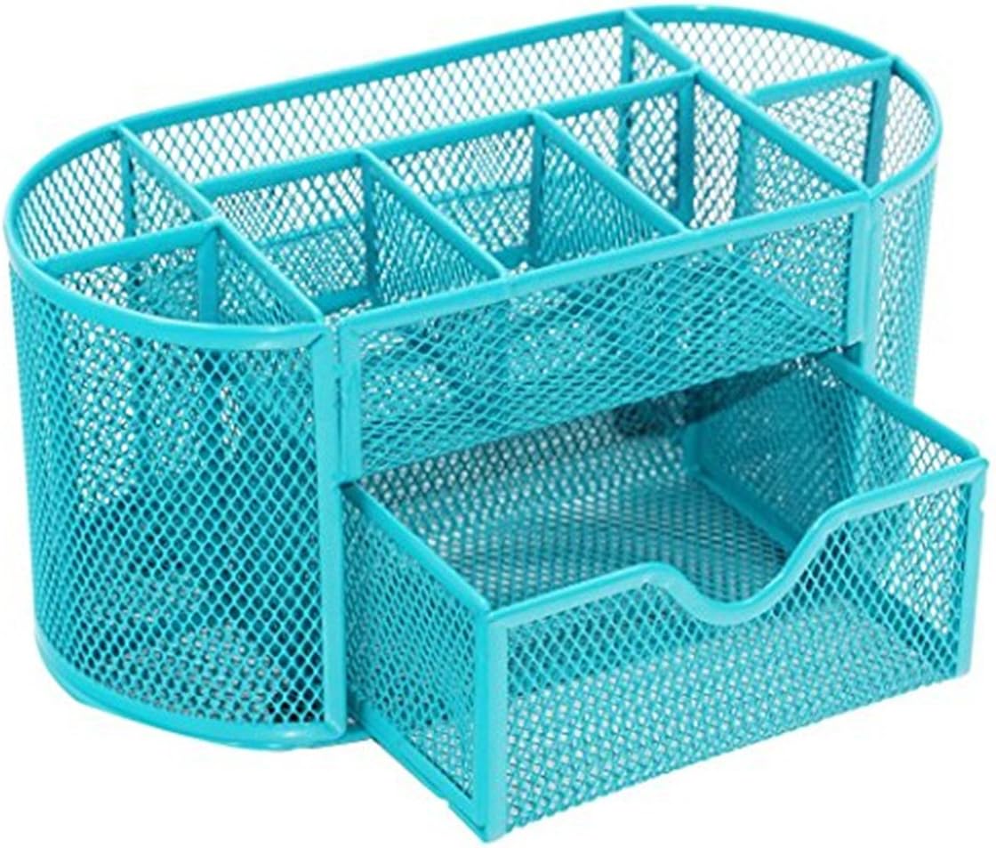 Space Saving Desk Tidy MultiFunctional Metal Wire Mesh 9