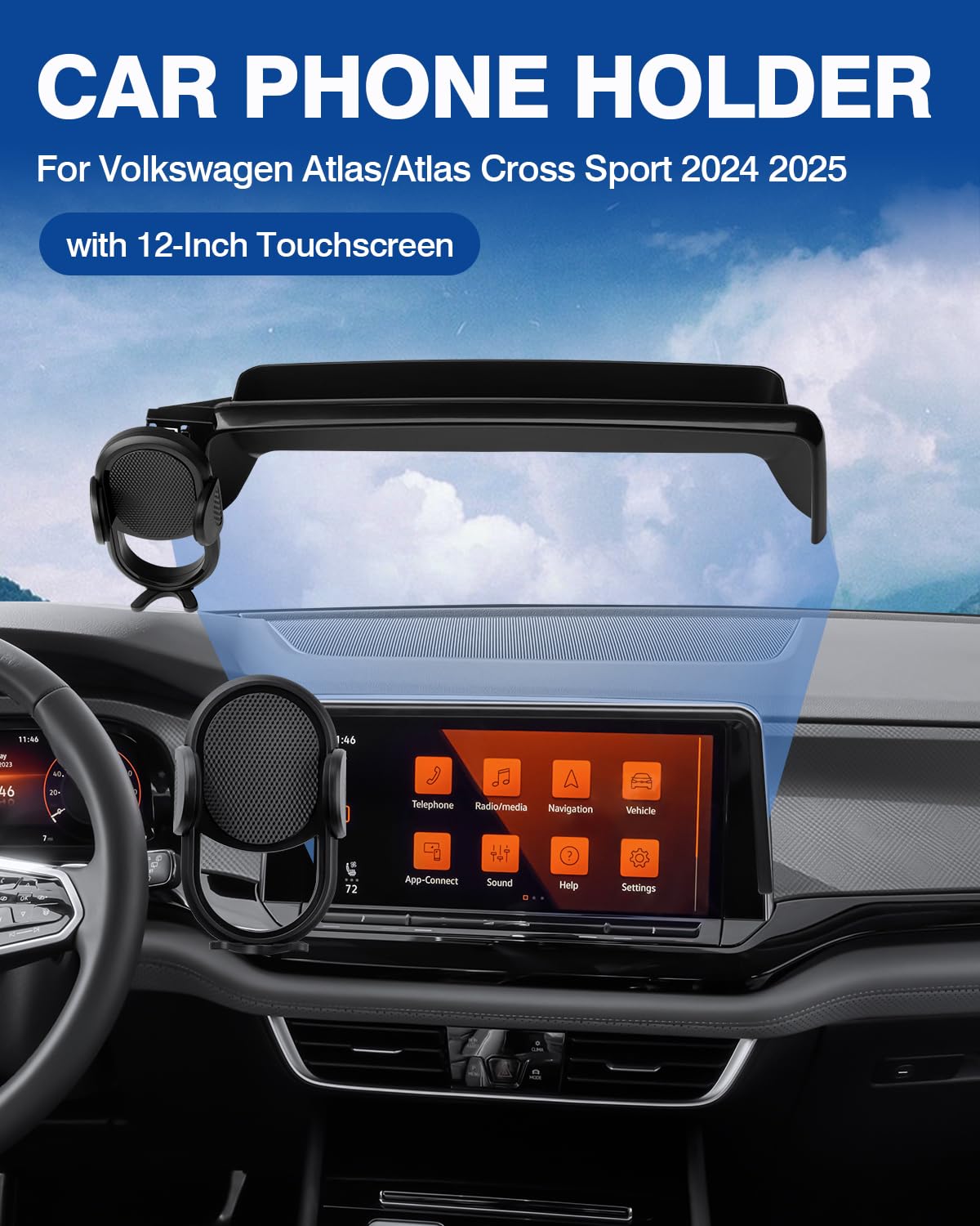 Amazon.com: Autorder Car Phone Holder for 2024 2025 Volkswagen VW