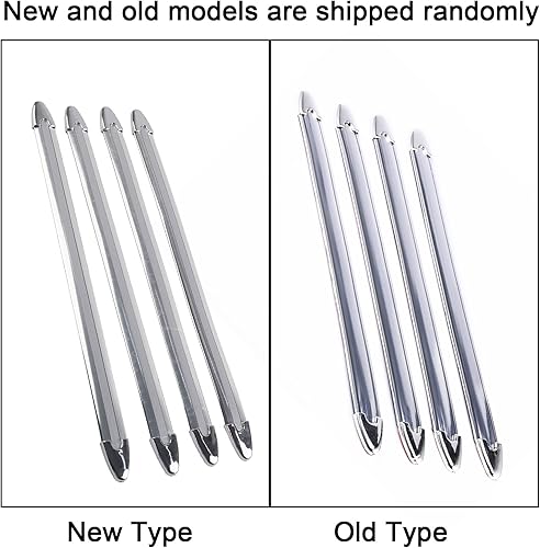 Cromo Auto Delantero Trasero Autoadhesivo Protector Protector Esquina Guardia Scratch Pegatina