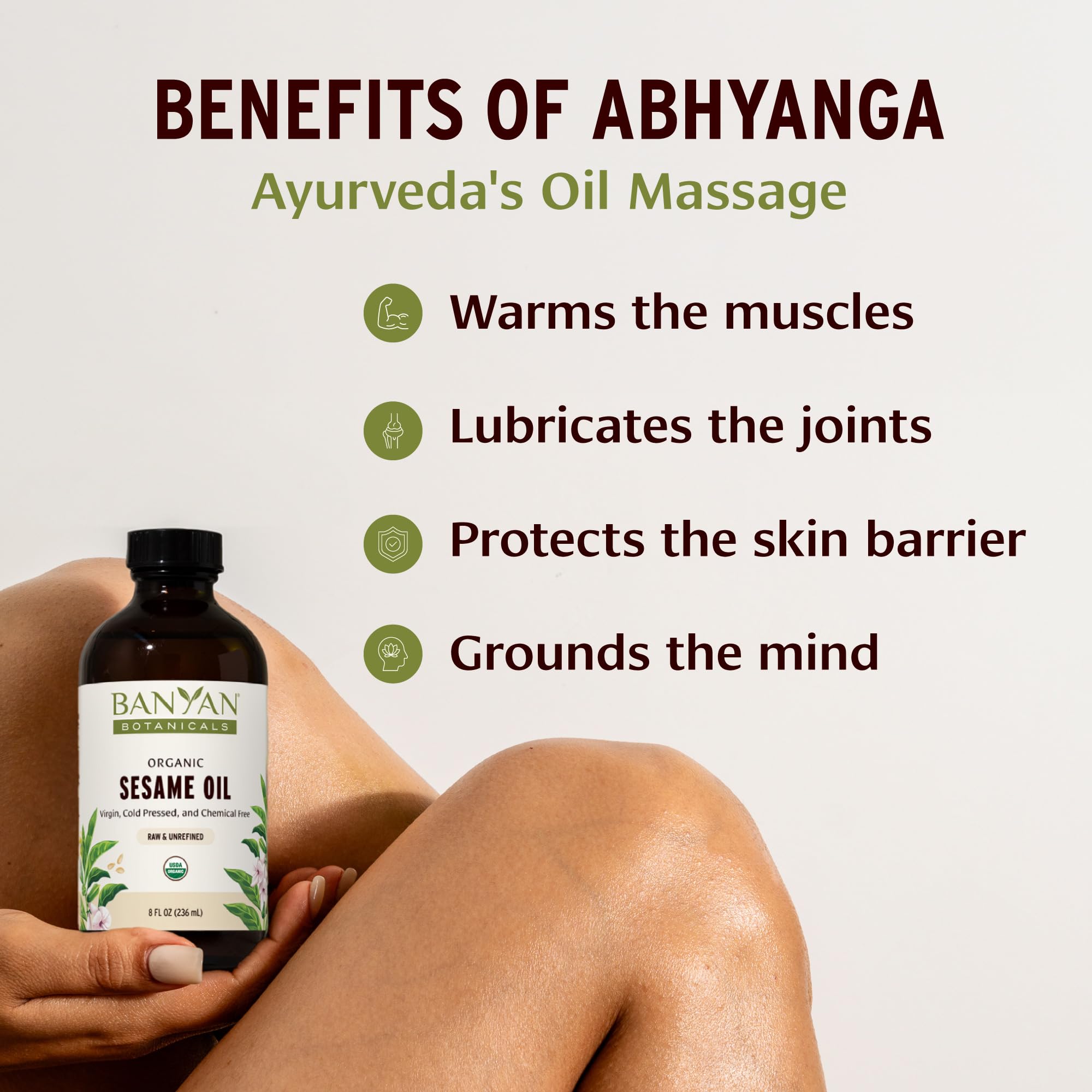 Sesame Oil, Certified Organic, 16 oz - Pure, Unrefined - The Most Traditional of All Oils Used in Ayurveda, Good for Vata & Kapha