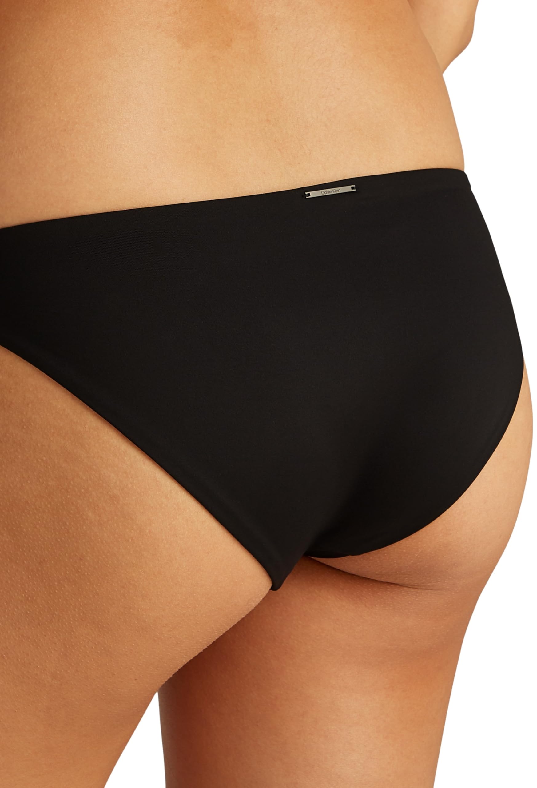 Calvin Klein Damskie spodnie bikini ze średnim stanem, czarne (Pvh Black), M, Czarny (Pvh czarny), M