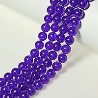 Vista 45 de MJDCB Natural Multicolor Volcanic Lava Stone Round Loose Stone Beads DIY for Jewelry Bracelet Making 15" (6mm, White)