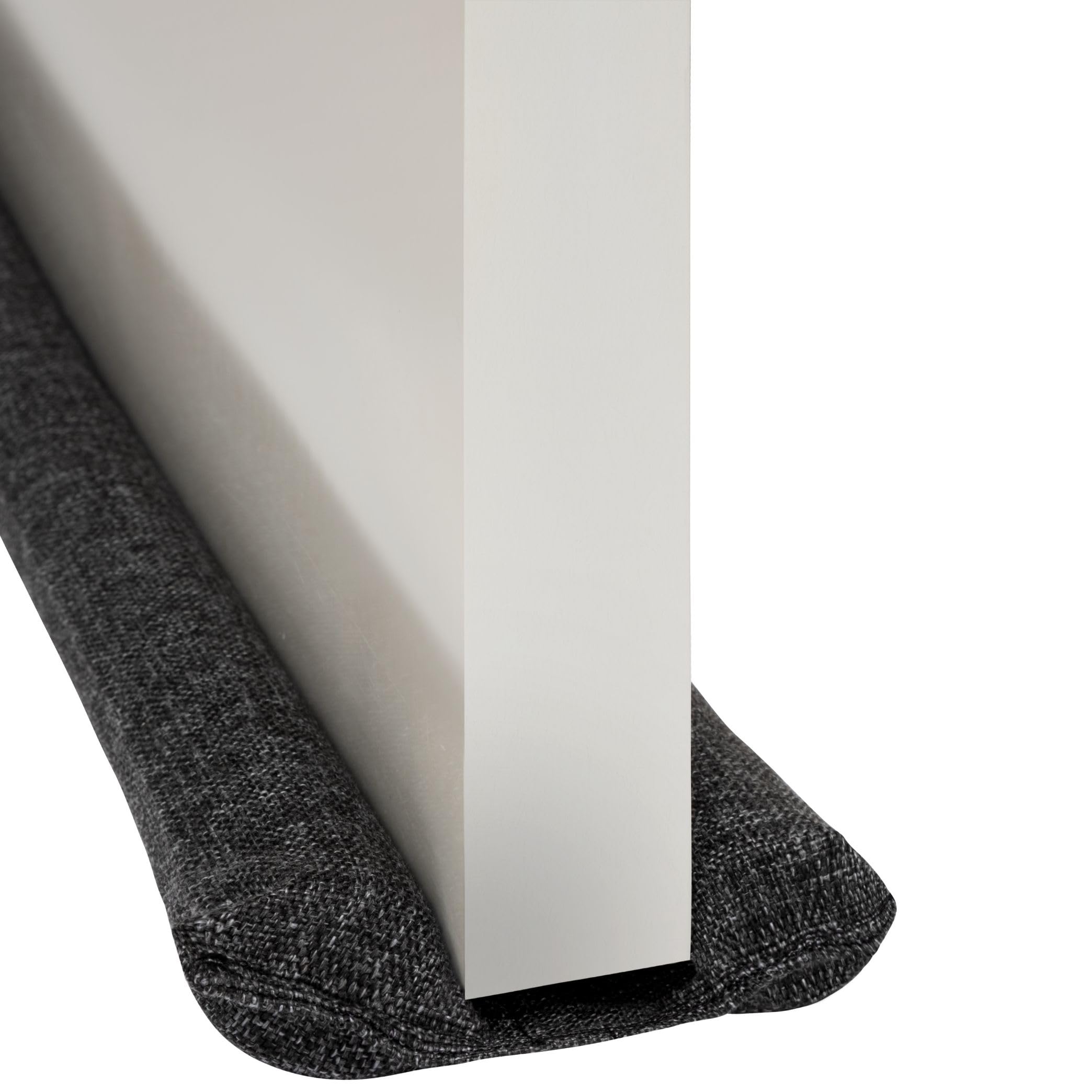 Kumaş Kapı Altı Rüzgar Önleyici 70-90 cm | Isı, Toz ve Koku Yalıtımlı Özel Köpük Dolgulu | Yıkanabilir Kapı Altı Sünger Bariyer | Antrasit, Ekru, Kahverengi (Antrasit)