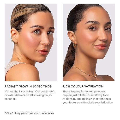 Miniatura 4 de Phase Zero Colorete en polvo de maquillaje  "Mixed Emotions"  0.141 oz  Rubor en polvo pigmentado, construible y ligero para un brillo radiante,