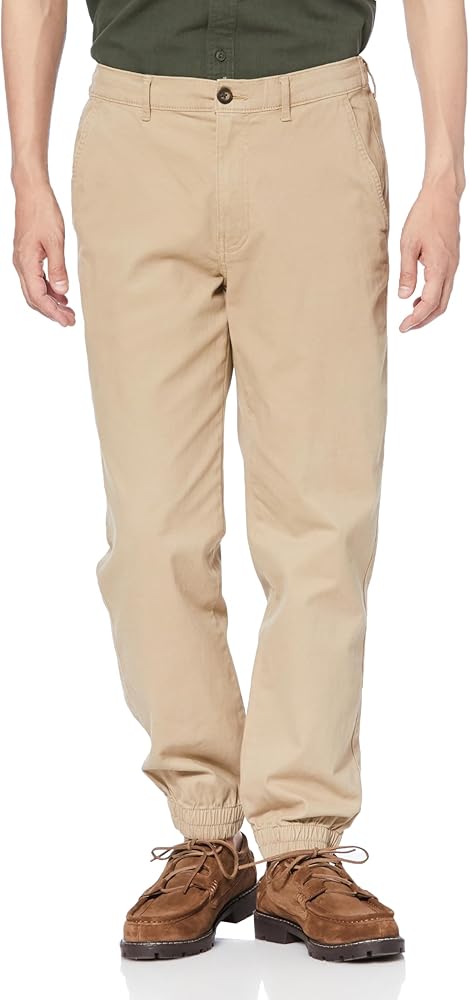 Amazon.co.jp: [Amazon Essentials] ジョガーパンツ チノパン