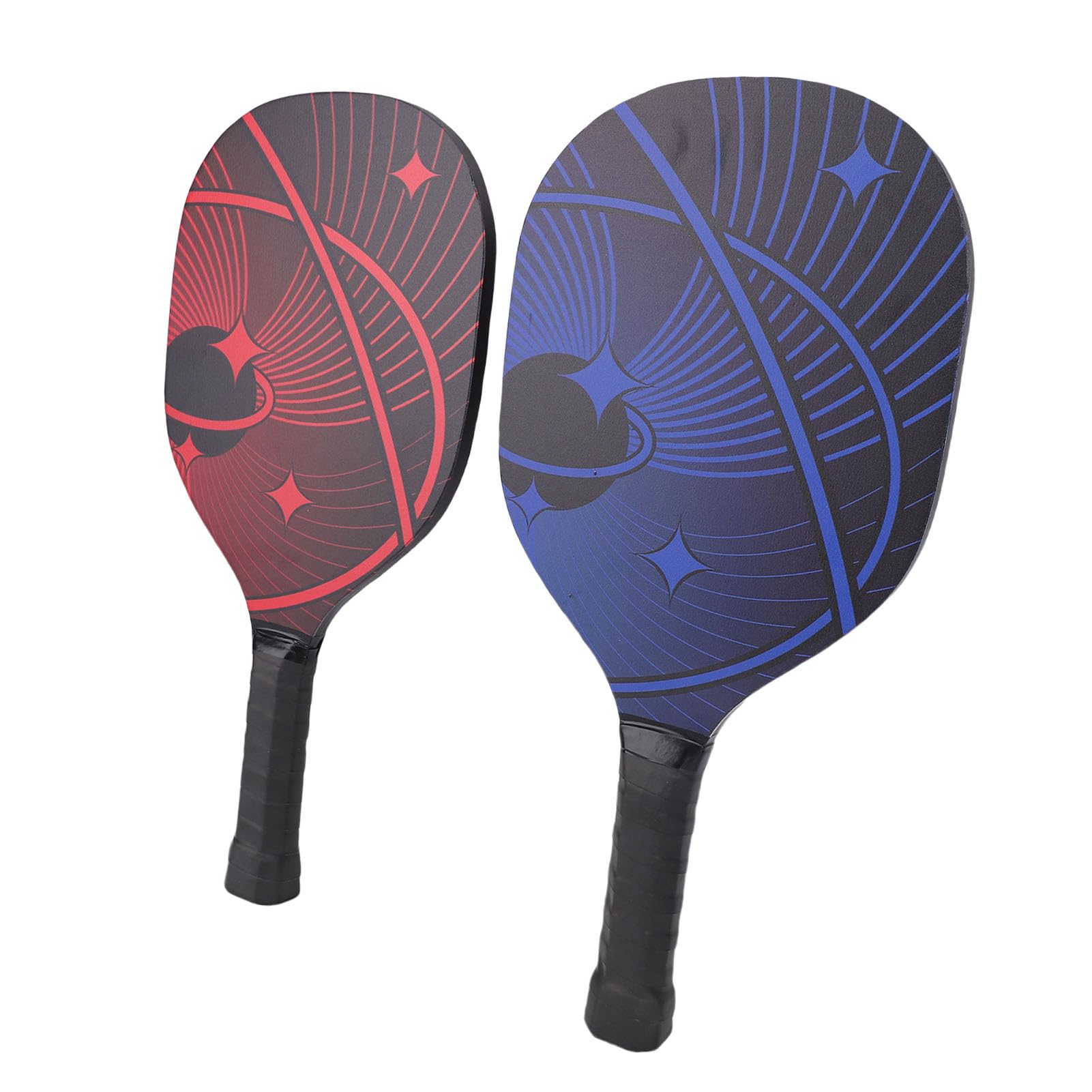 Cocoarm Racchette Pickleball in Fibra di Carbonio, Set da 4 Pagaie con 4 | Costruzione Termoformata, Punto Dolce Ampliato, Bordi con Schiuma, Assorbimento Vibrazioni, Custodia inclusa.
