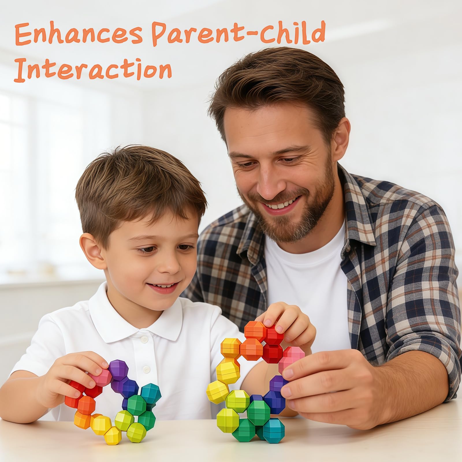 Sensory Fidget Toys for Kids Autism and ADHD Stress Relief Rainbow Fidget balls - Image 2
