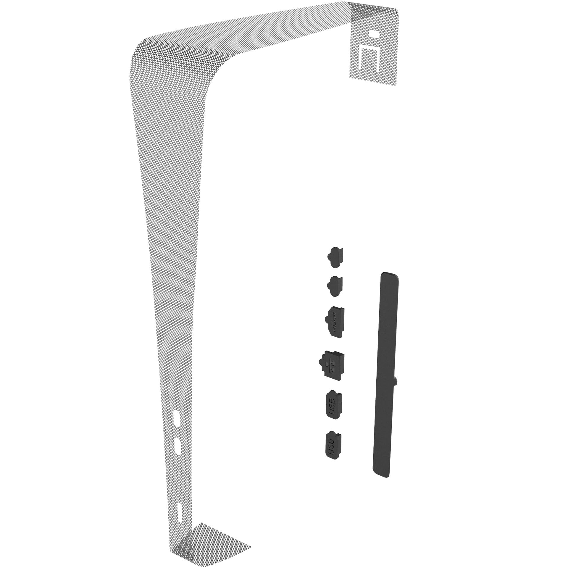 Red de cubierta antipolvo para consola PS5 Slim a prueba de polvo, accesorios de enchufe antipolvo compatible con versión de disco/versión digital