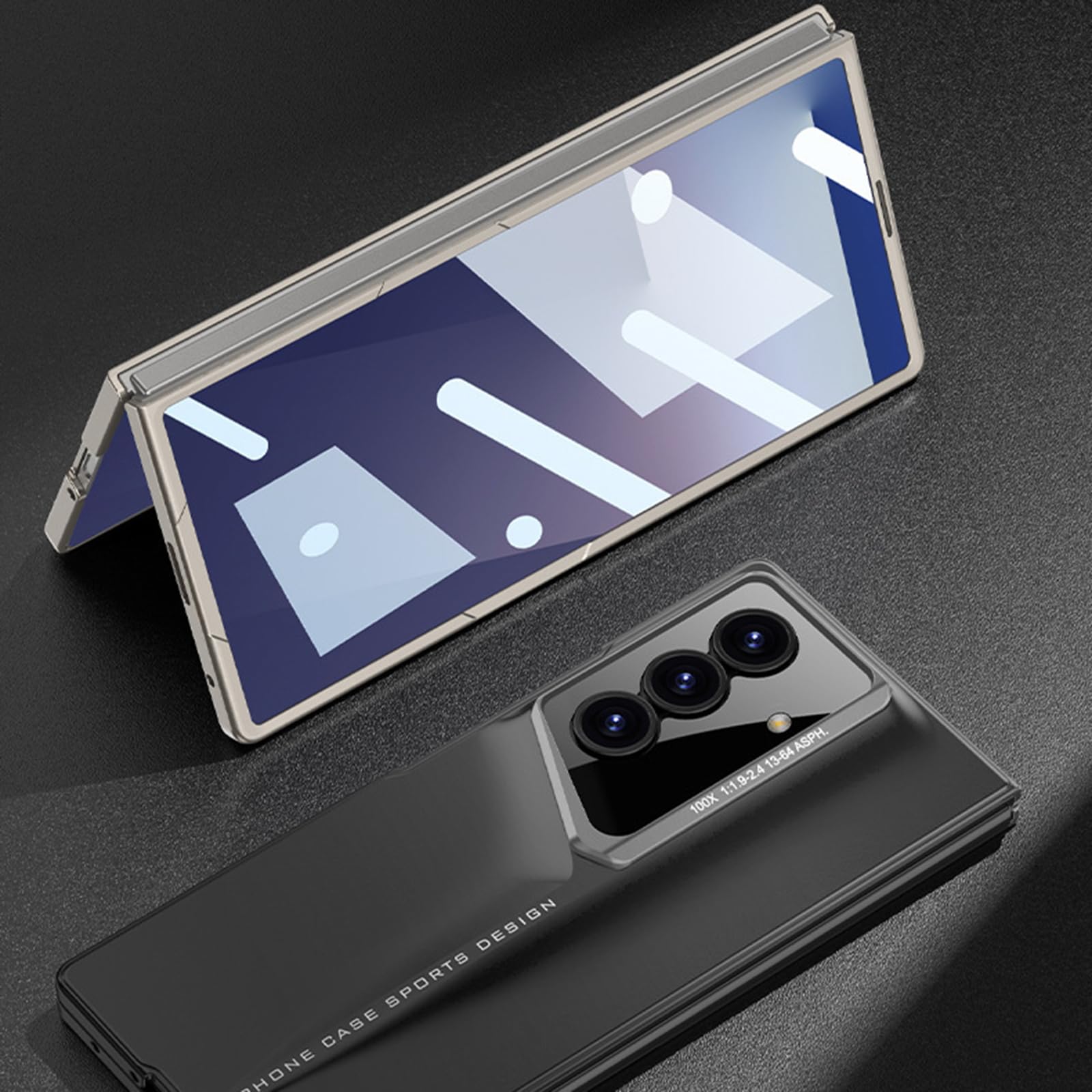 Hülle Für Samsung Galaxy Z Fold 8 Ultra,Eingebauter Glas Displayschutzfolie