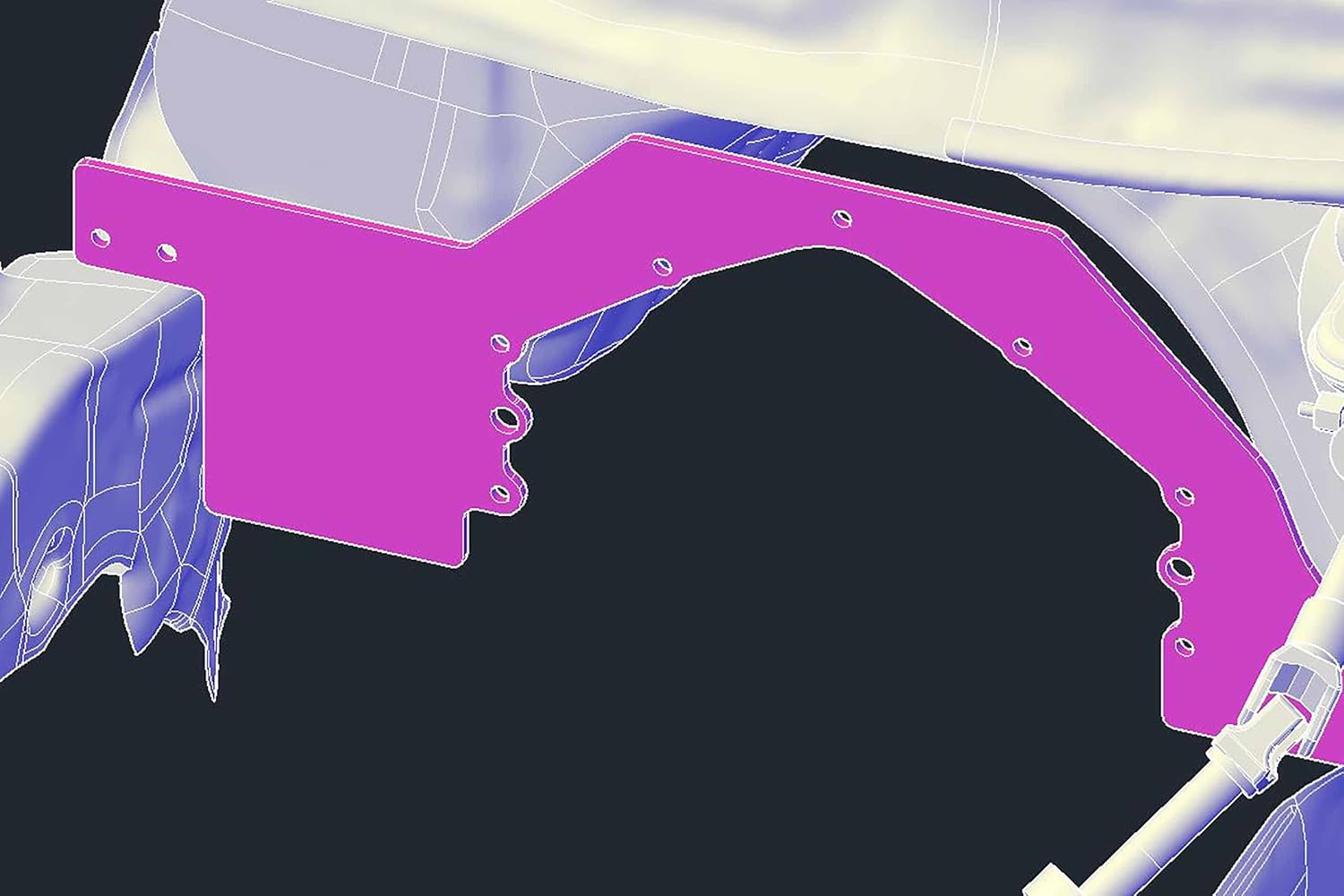 ICT ビレット LS ミッドエンジンプレート 1993-02 F-Body Camaro モーターマウント LS1 LS3 LSX