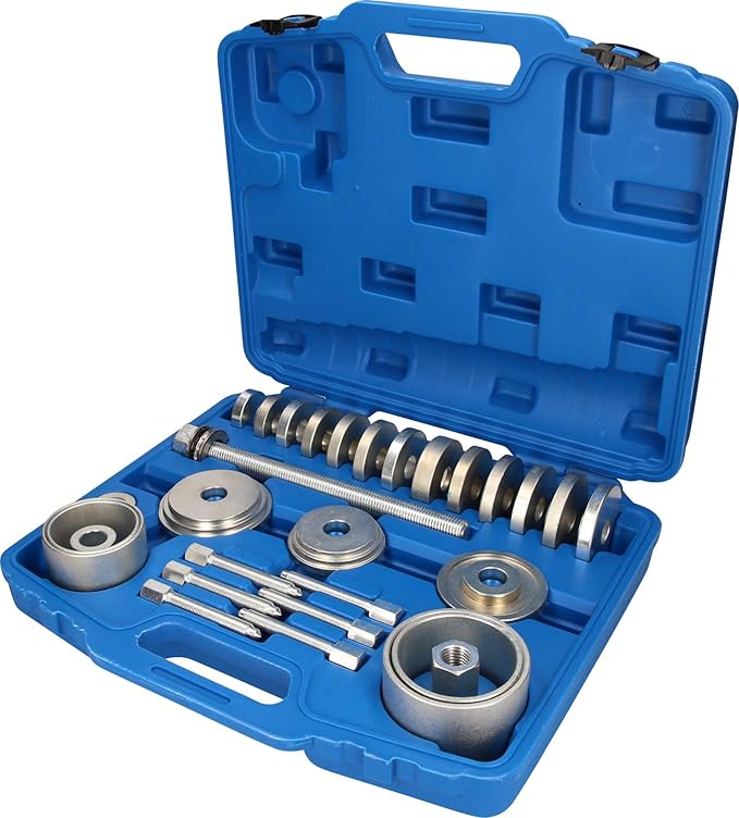 BRILLIANT TOOLS BT671650 Wheel Bearing Tool Set with Sturdy Blue Carry
