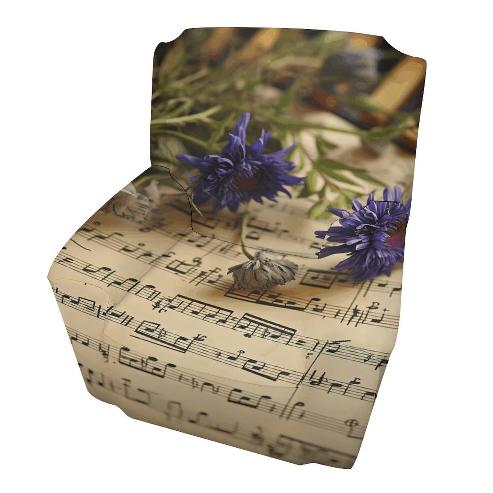 Fekiloot Style Music Sheet Couch Cover Sofa Cover Sofa Slipcover