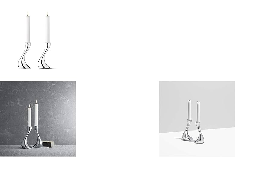 ジョージジェンセン　キャンドルホルダー2個セット　50mｍ　70mm　コブラ Georg Jensen | ジョージ ジェンセン からのCobra/コブラ