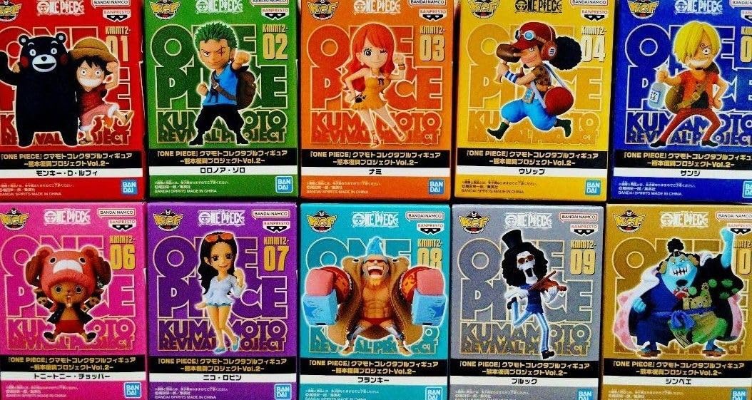 ワーコレ 第2弾熊本ワンピース像 全10種 コンプリートコレクタブル