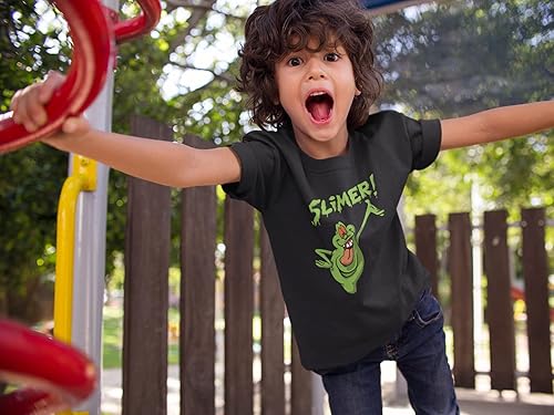 Miniatura 3 de The Real Ghostbusters Animated TV Series Slimer Toddler Little Boys T-Shirt Tee