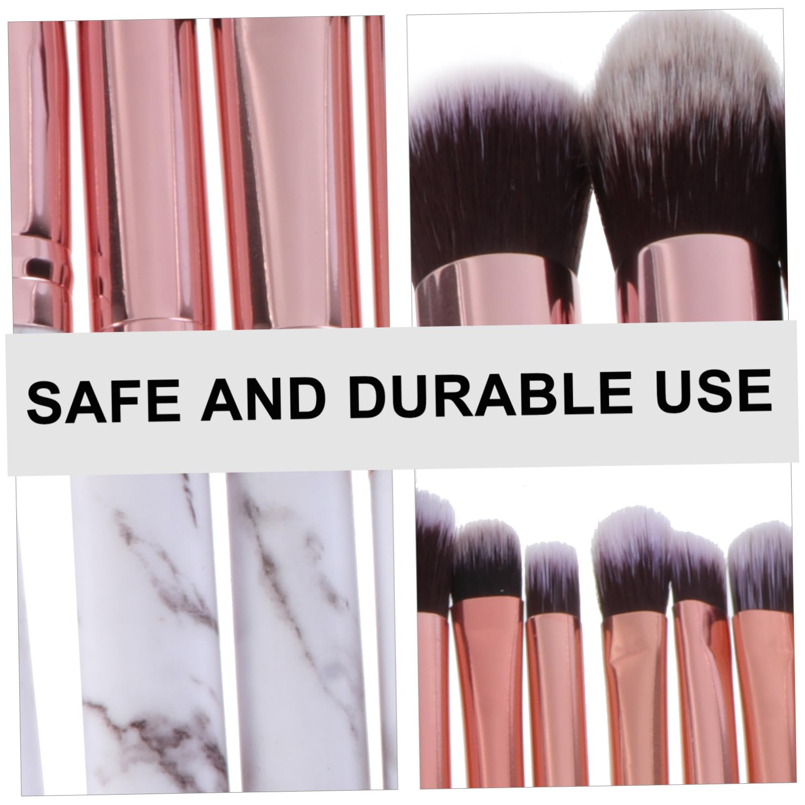 minkissy 45piezas Pinceles De Maquillaje De Mármol Set Profesional De Brochas Mango De Plástico Herramientas Cosméticas Suaves Para Uso Diario y Profesional
