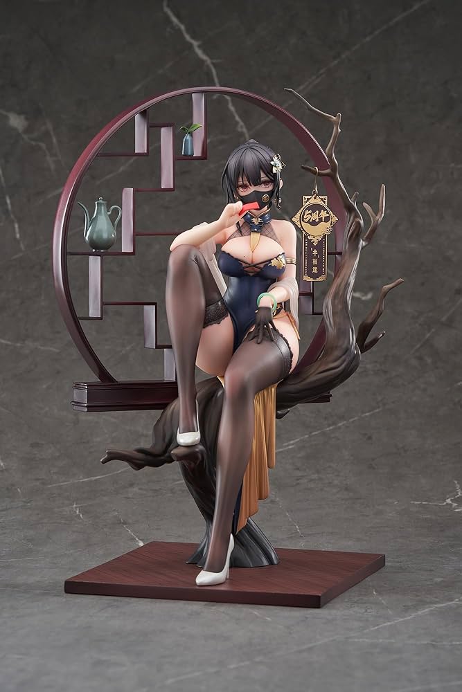 APEX XIAMI「幸」 玄墨ver. 1/7完成品フィギュア XIAMI「幸」相逢 チャイナドレス 玄墨Ver.【6971995421719】