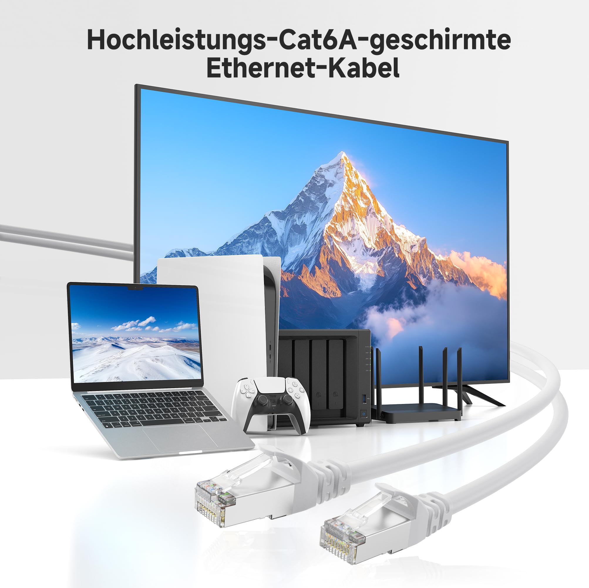Cable Matters 10Gbps Snagless geschirmtes Cat6A Ethernet-Kabel 4 – Bild 2