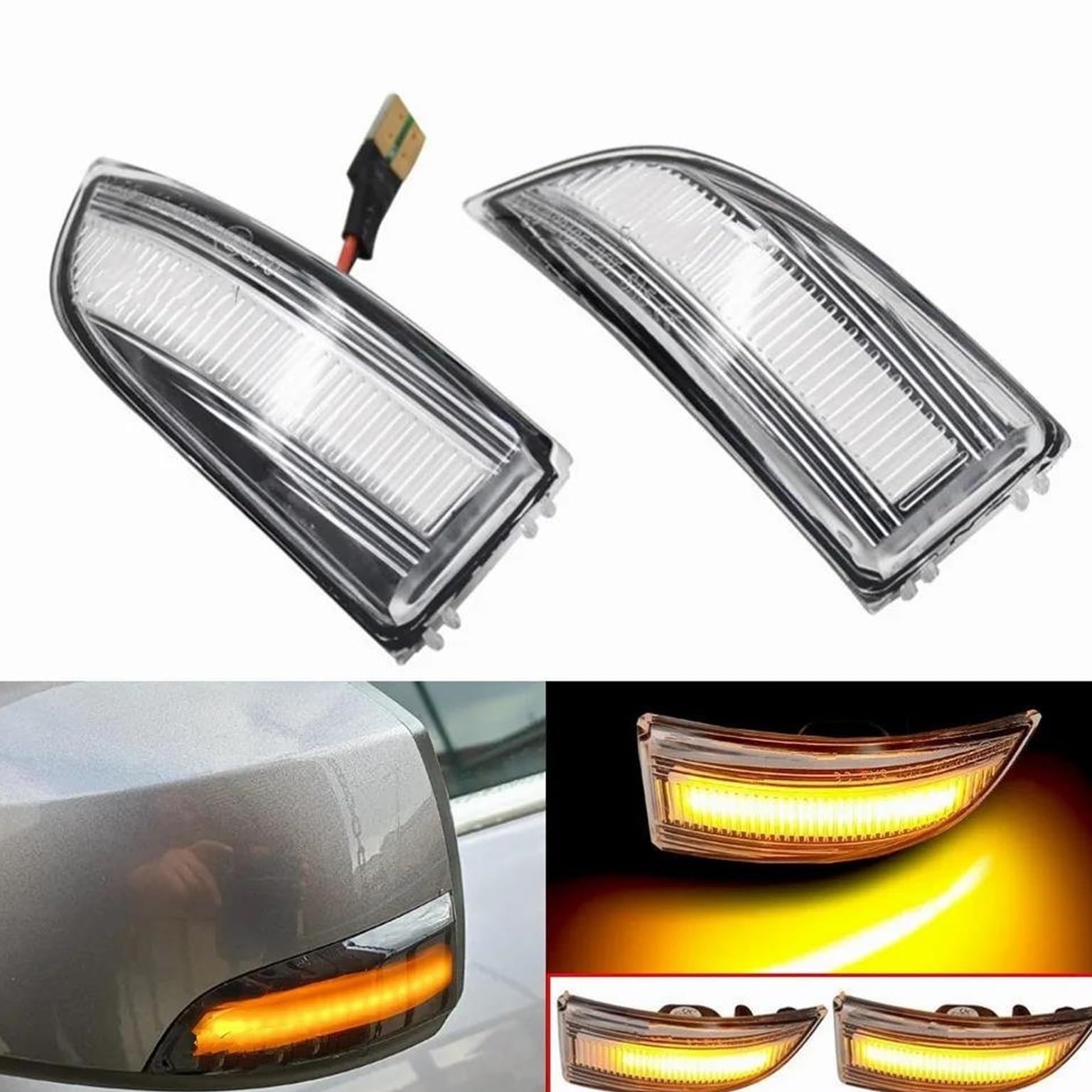 Clignotant rétroviseur Lampe indicateur séquentiel miroir feux clignotants dynamique Pour Megane MK3 Pour Scenic Pour Fluence Pour Latitude Pour Safrane Pour Laguna III