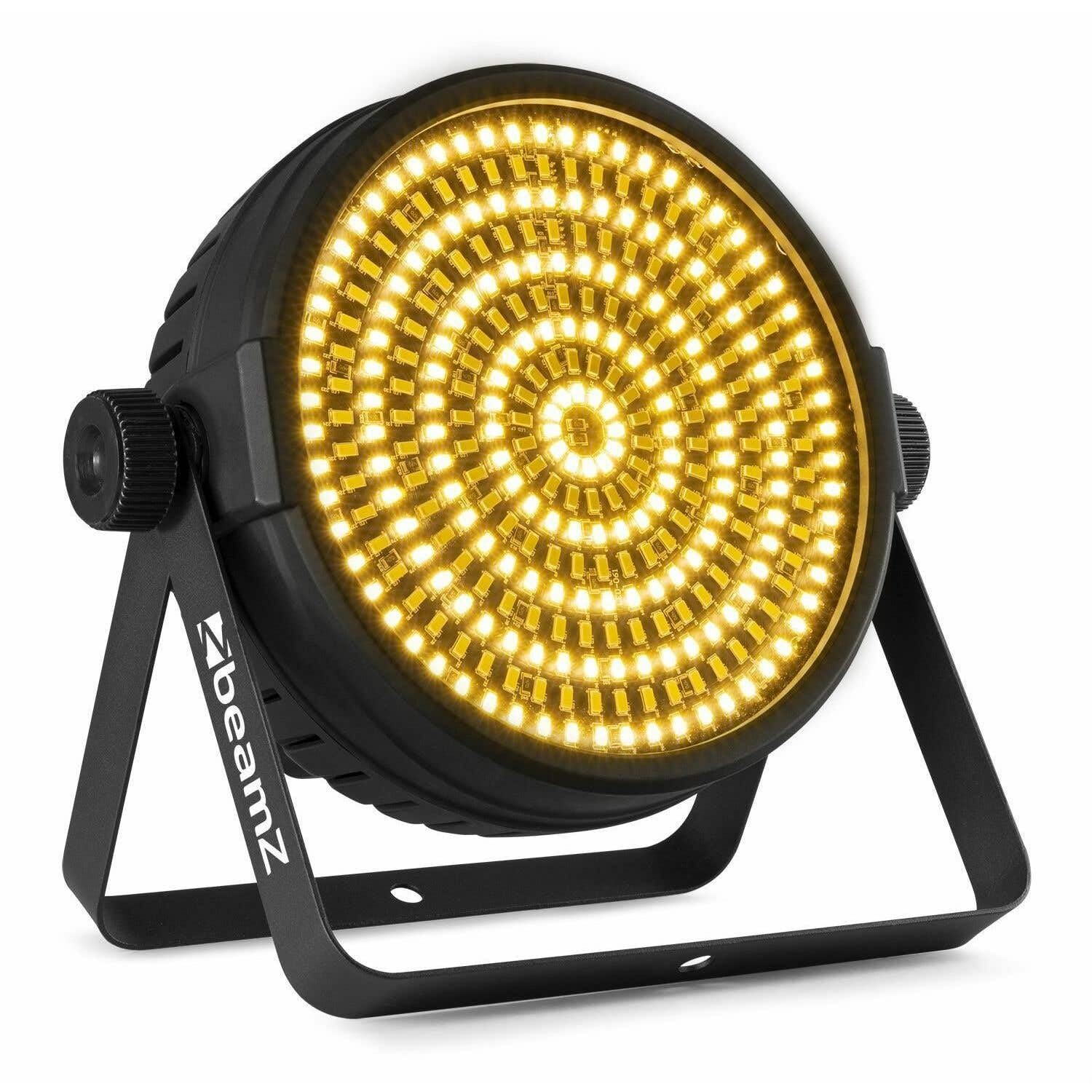 Stroboscoop - BeamZ BT430 stroboscoop lamp - 324 LED's - Warm wit en koud witte LED's - DMX en afstandsbediening (151.341)