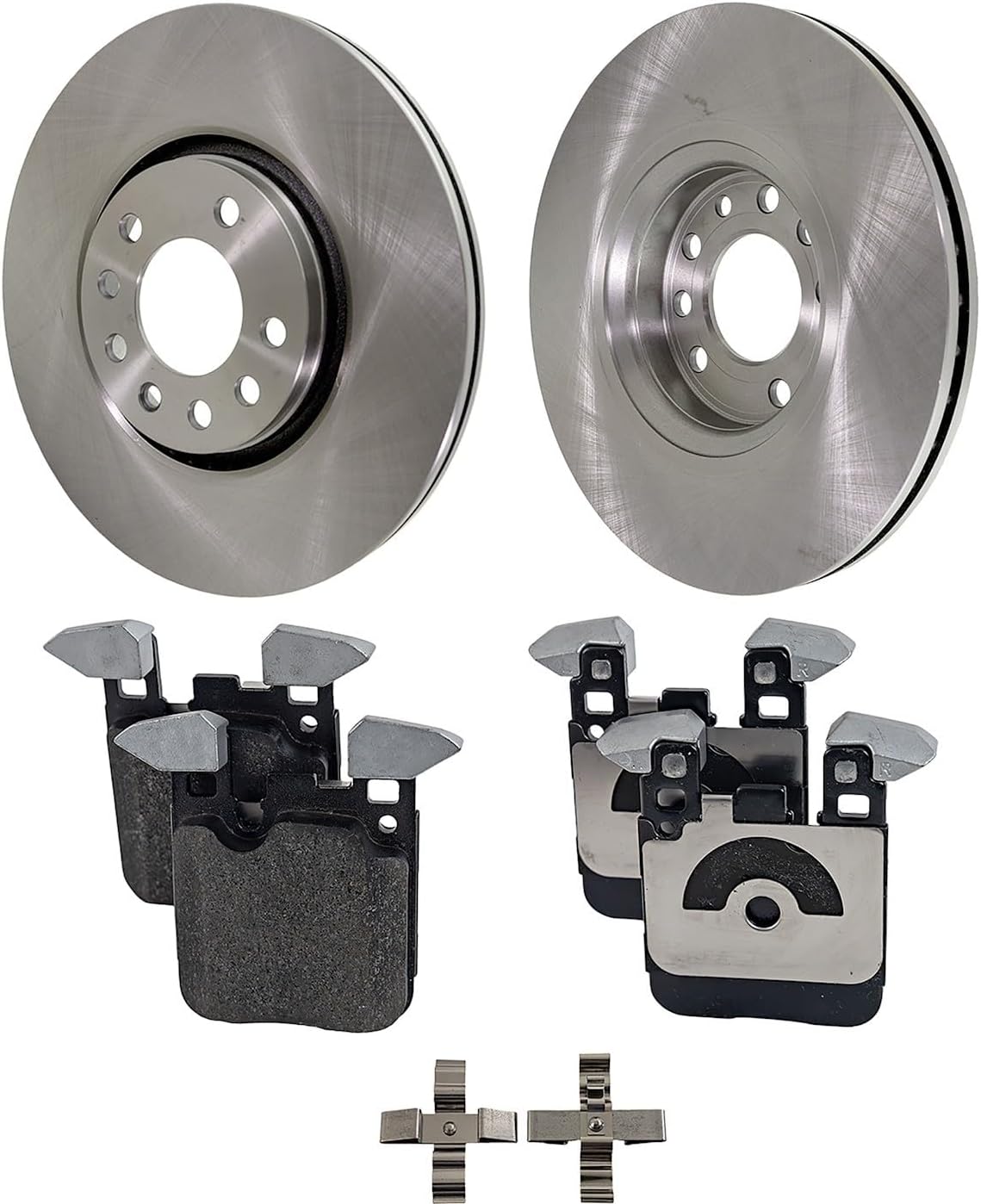 Replacement Rear Brake Disc and Pad Kit fits BMW 320i 2018-2018 2.0L I4 (300mm Rear Disc, Single-Piston Rear Caliper)