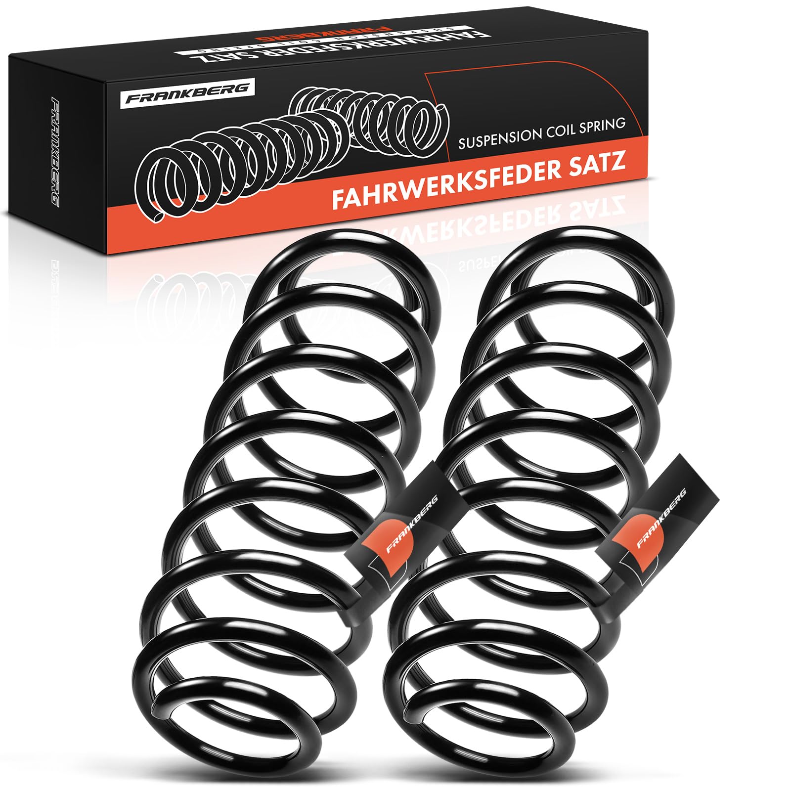 Frankberg 2 ressorts de suspension pour essieu arrière 5102CC | Compatible avec 307 3A/C, C4 II NC, C4 I LC, C4 Coupe LA, DS4 NX, C4 II B7