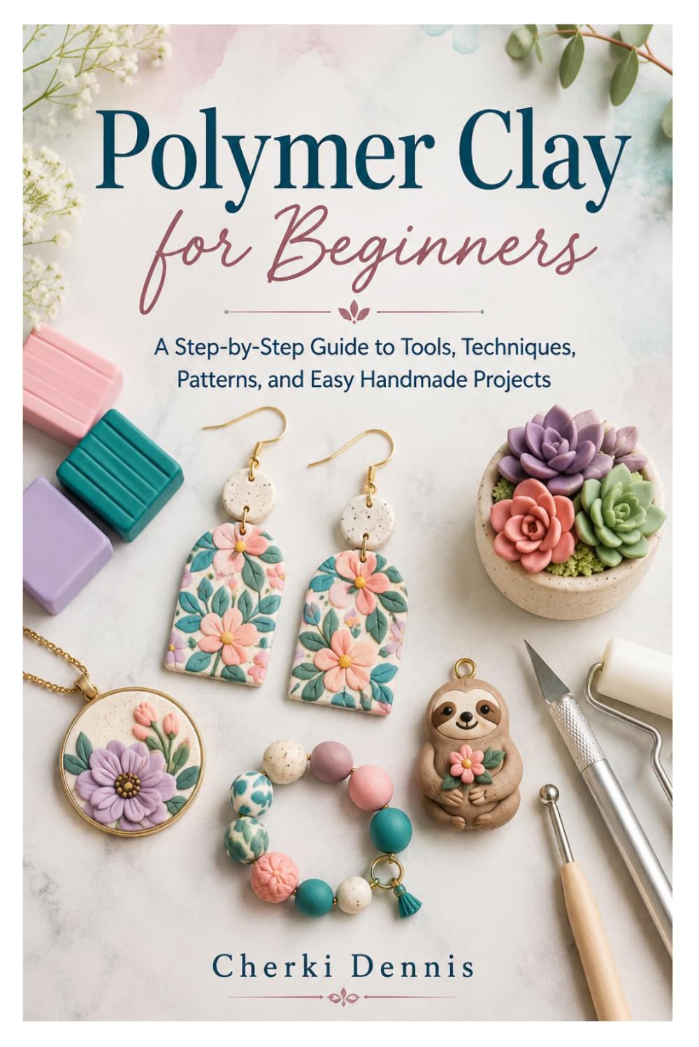 Polymer Clay for Beginners: A Step-by-Step Guide to Tools, Techniques, Patterns, and Easy Handmade Projects