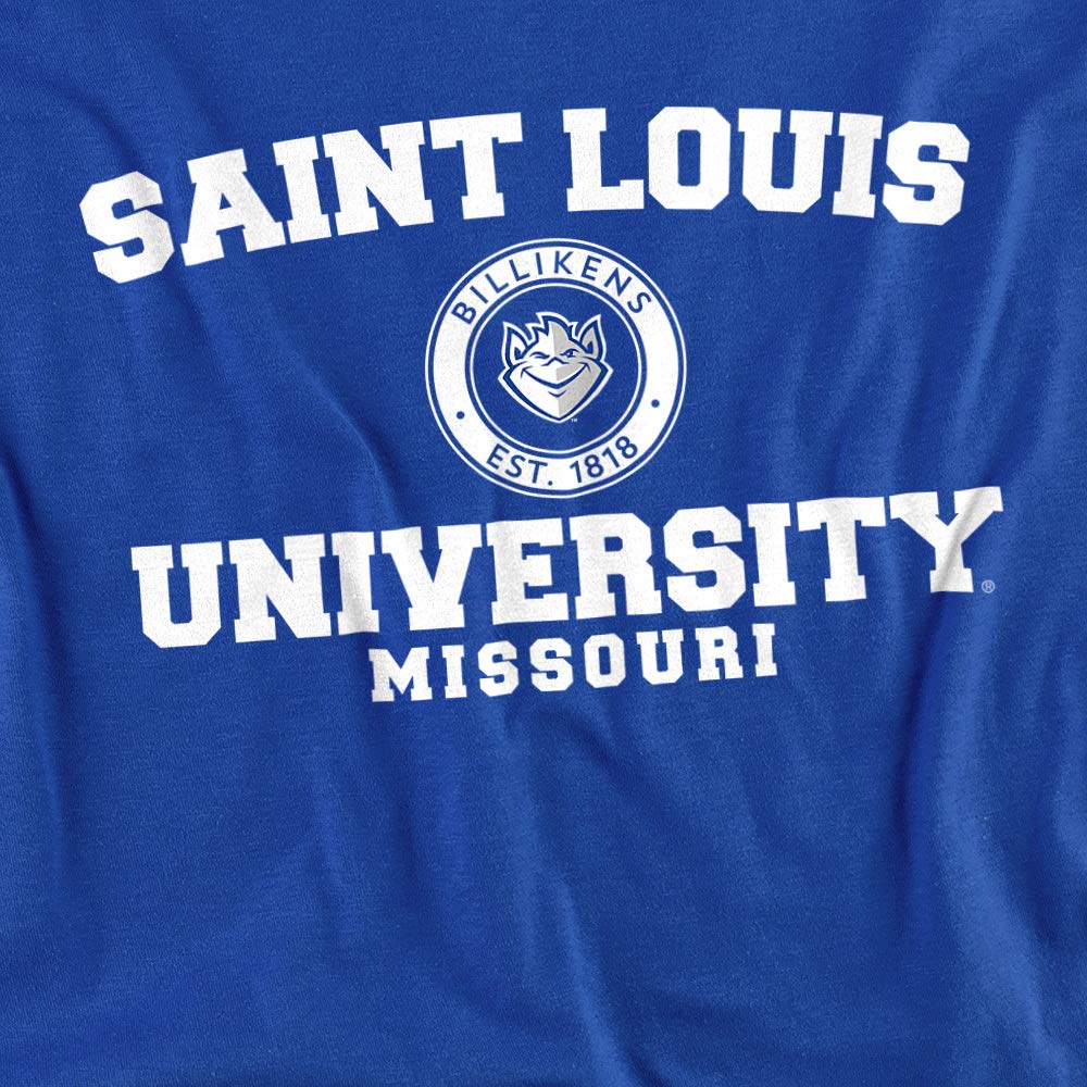 Saint Louis University Official Circle Logo Unisex Adult T-Shirt, Circle Logo, Large