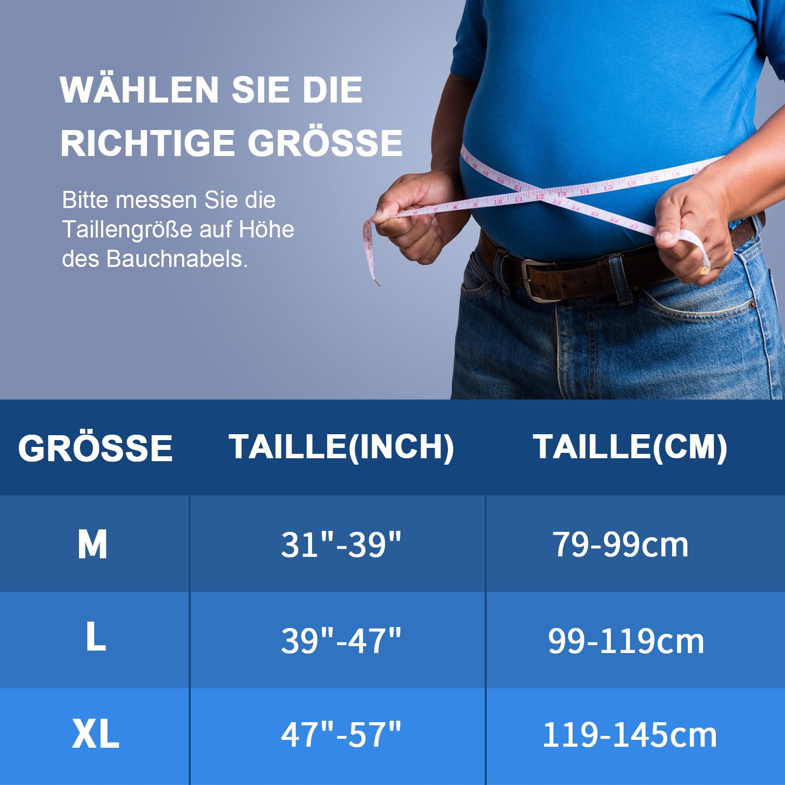HONGJING Beheizte Rückenmassagegerät Bandage zur Schmerzlinderung im unteren Rücken, schnurloser Rückenvibrations-Massagegurt mit 3 Heizmodi und 4 Massagemodi für Ischias und Skoliose-L