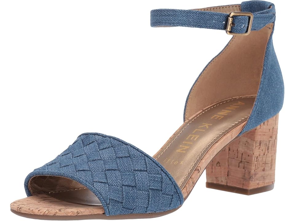 

Anne Klein Carine Heeled Sandal (Indigo) Women's Shoes, Blue