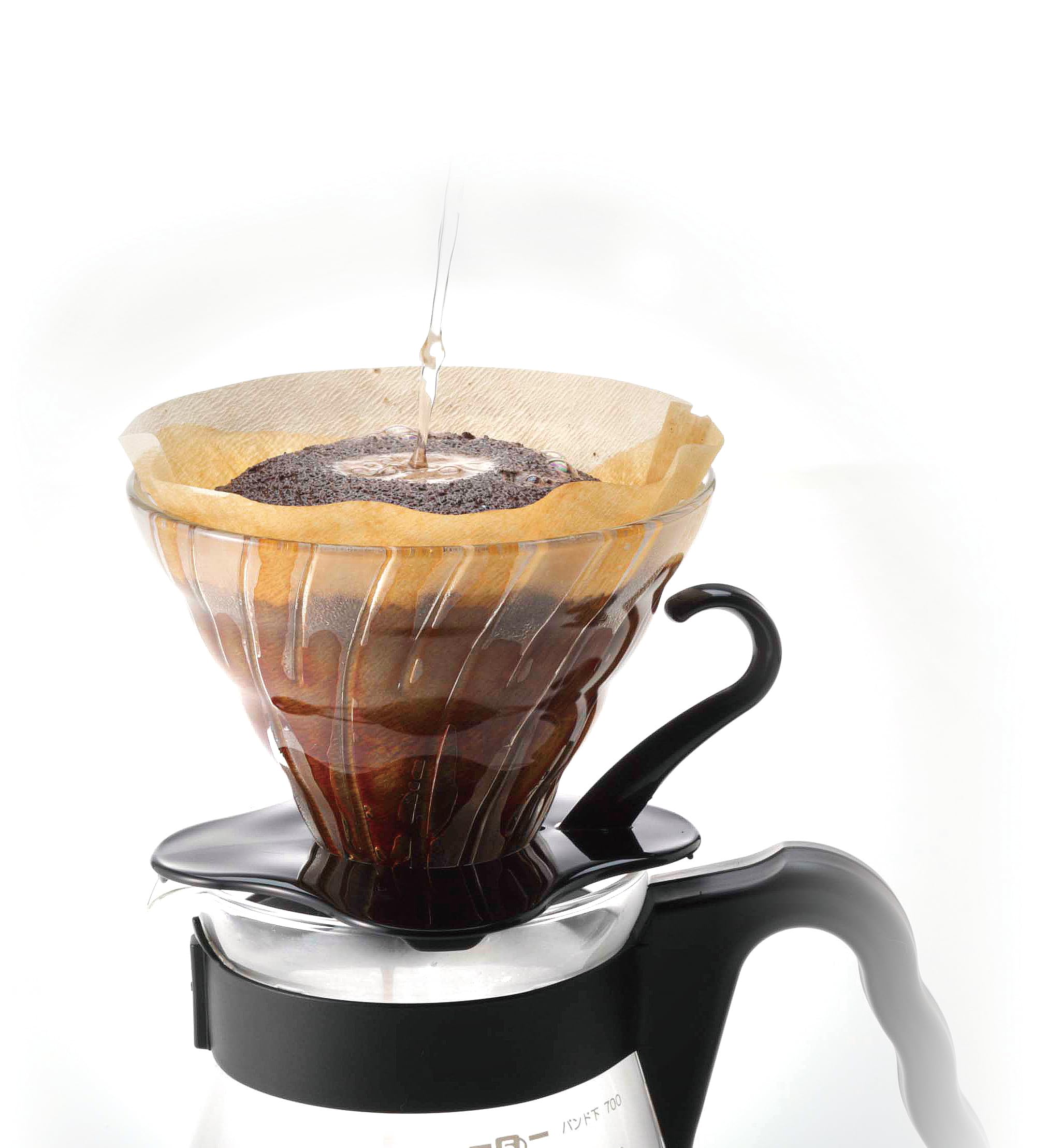 Hario Dripper per Caffé, in plastica, Nero, Size 02