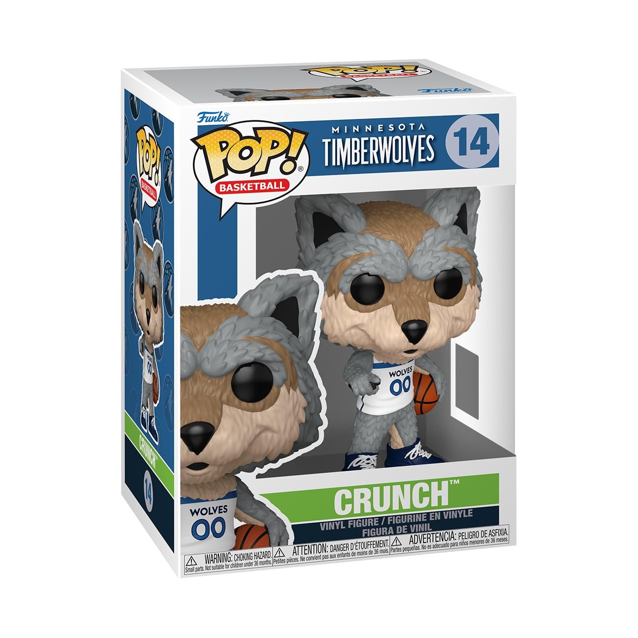 Amazon.co.jp: Funko Pop!NBAマスコット:オオカミ-クランチ・ザ