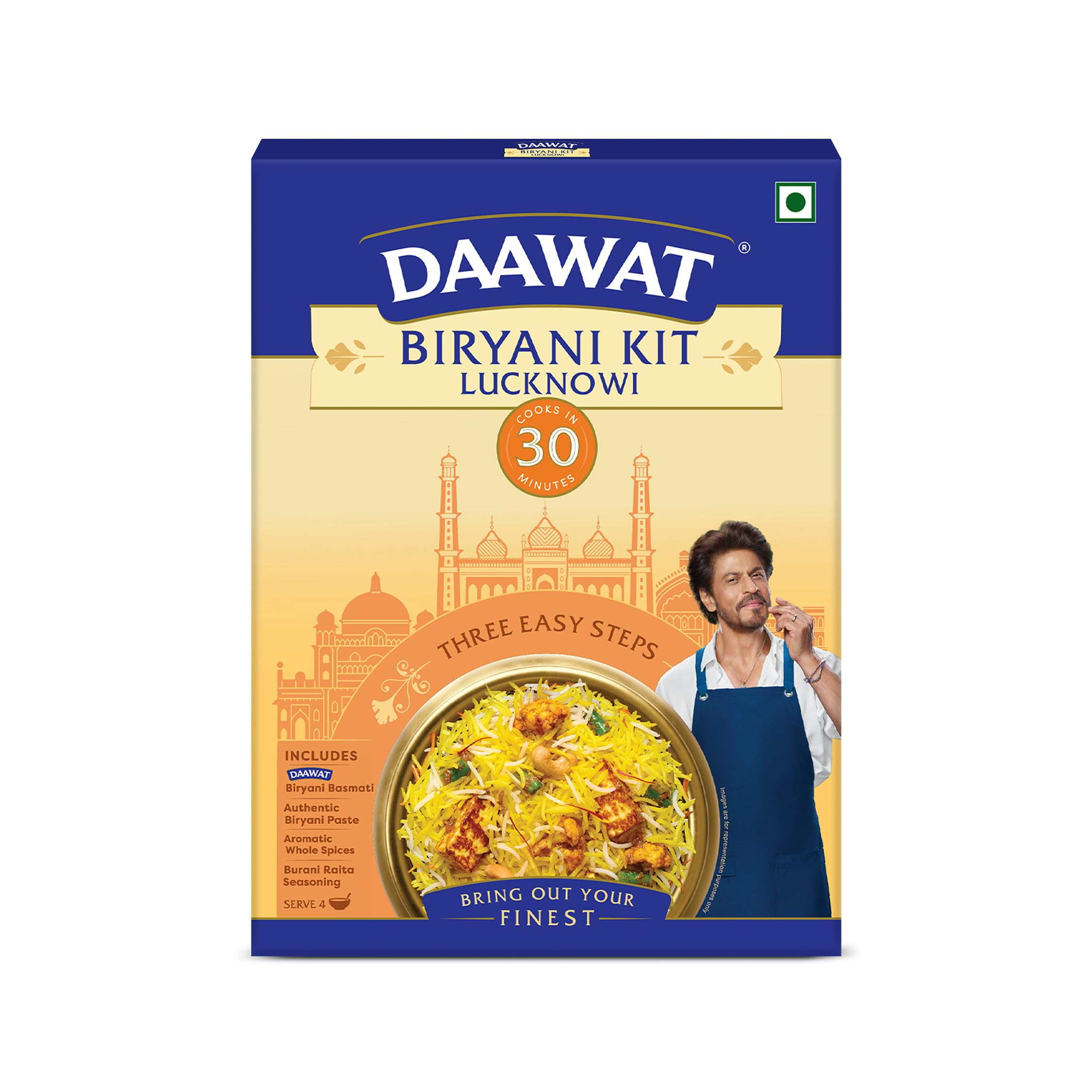 Daawat Biryani Kit Lucknowi | Authentic Recipe | Ready in 30 min | Ready to Cook | 334 gm-image-41