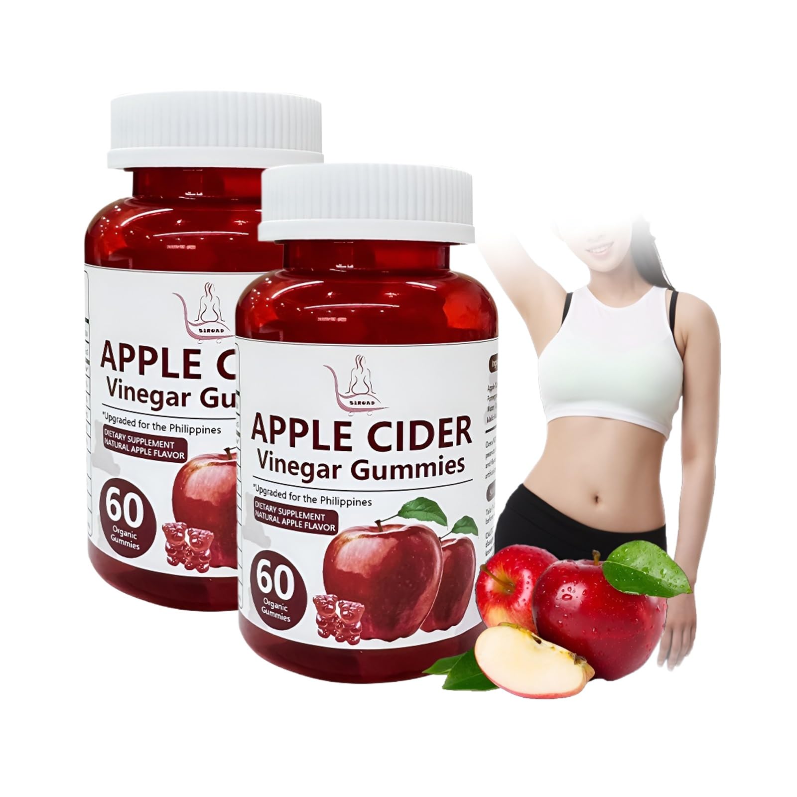 Gomitas Detox Adelgazantes - Control Natural Del Apetito Y Limpieza Corporal, Delicioso Sabor A Fruta(2PC)