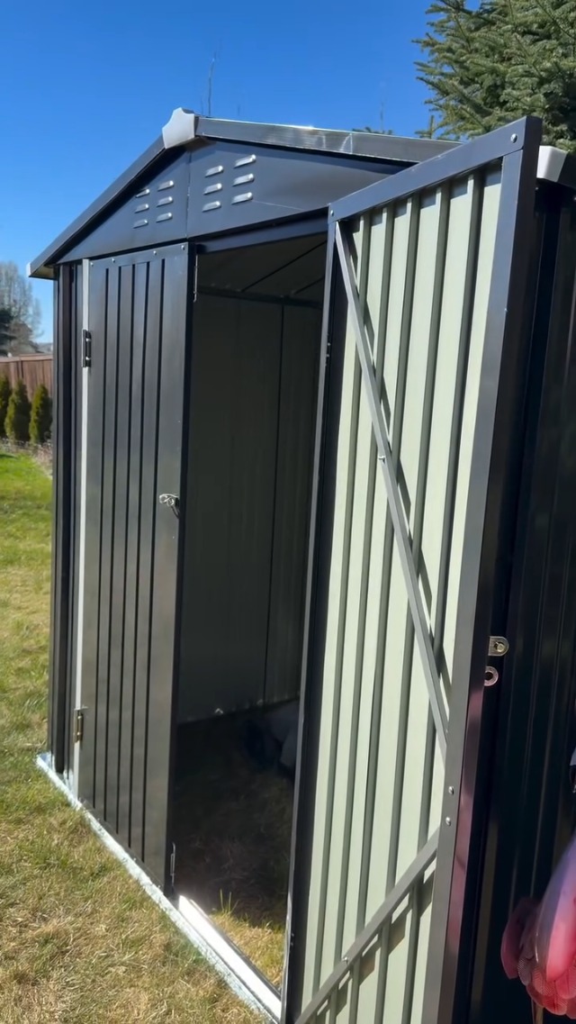 Amazon.com : COMHOMA 6'x4' Shed Outdoor Storage Metal