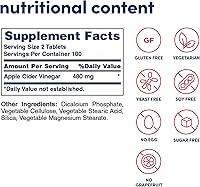 Vista 2 de Vinagre de sidra de manzana American Health Products 200 Tabs