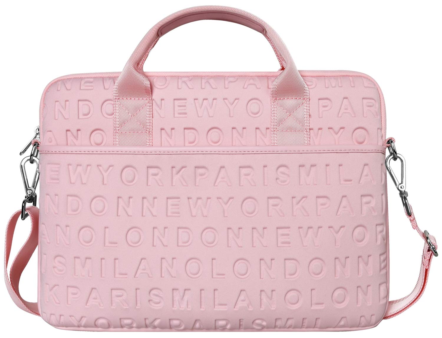 WIWU Laptop Shoulder Bags Fit 13-13.3 inch MacBook Pro/Air, HP, Dell Notebook Computer Messenger Handbags in Waterproof Material Laptops with Strap for Girls/Boys/Men/Women (Pink) (B083M2QH1R) Amazon Price History, Amazon Price Tracker