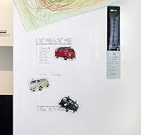 Vista 2 de BRISA VW Collection - Imanes de pinboard de oficina para refrigerador Volkswagen con motivos de autobús T1