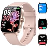 Smart Watch for Men Women with Bluetooth Call & AI Voice&comma; 1&period;85" HD Fitness Tracker with Heart Rate SpO2 Sleep Monitor&comma; 100&plus; Sports Modes&comma; Mini Games&comma; IP68 Waterproof Smartwatch for Android iOS Phones
