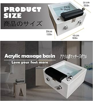 Amazon | 足湯 足湯器 足浴 足浴槽 バス マッサージ 自宅足洗い