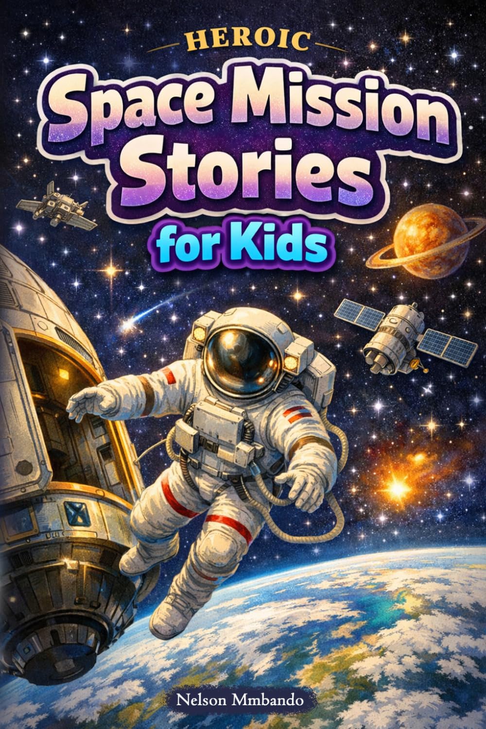 Heroic Space Mission Stories for Kids: Blast off into Rocket Launches, Astronaut Adventures & Cosmic Discoveries (Perfect for Young Space Fans)