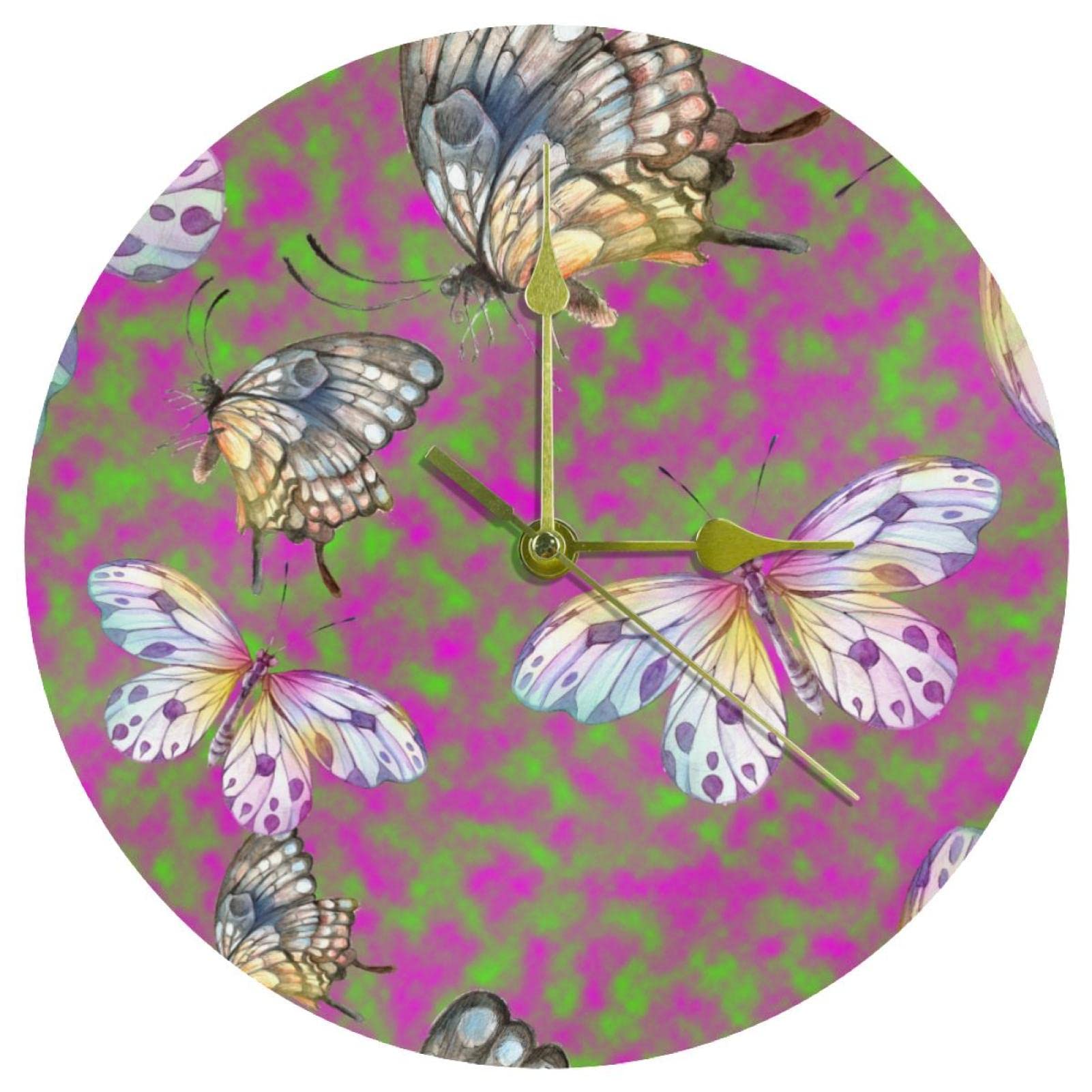 Horloge murale à piles sans bruit pour retrouver le sommeil de nuit