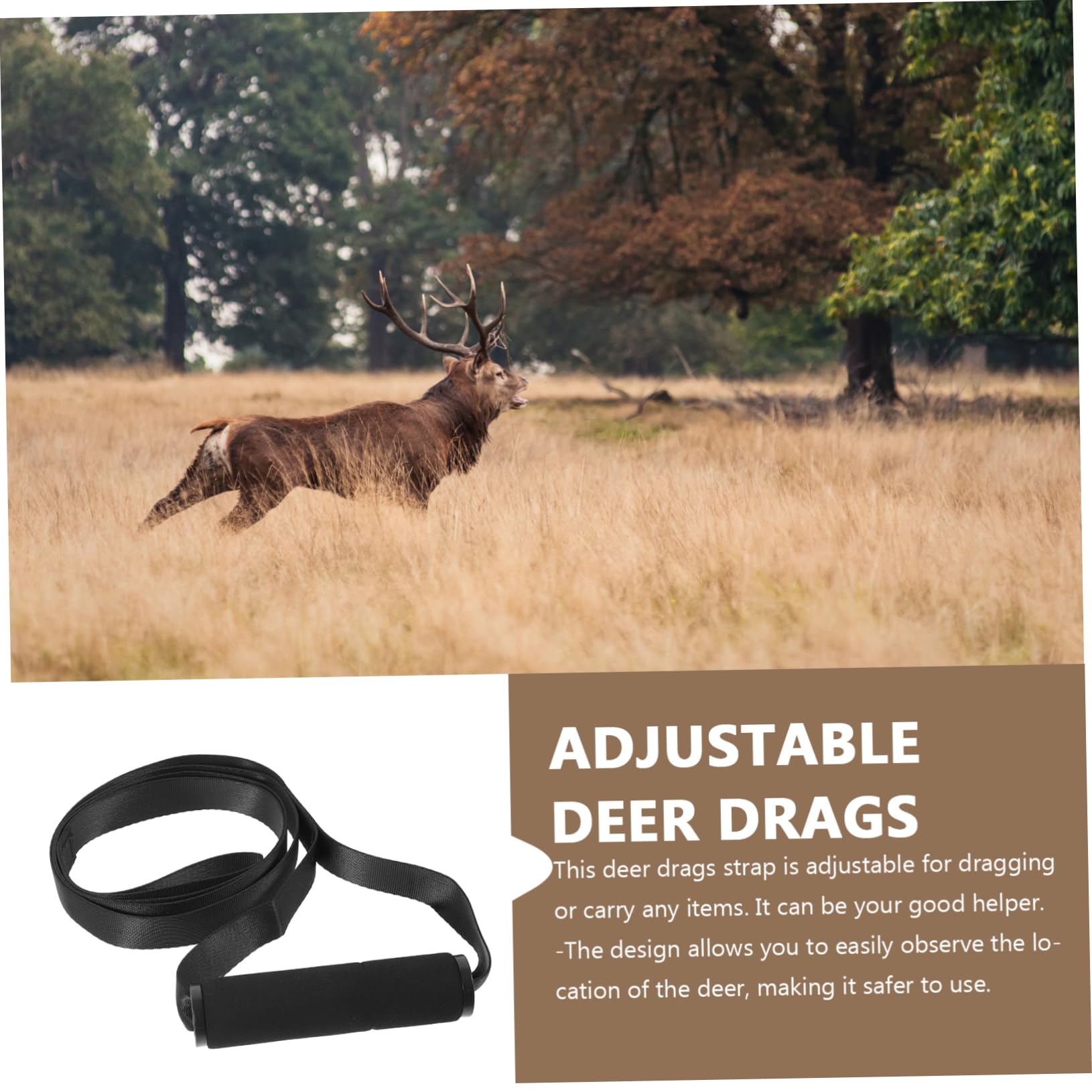 Sangle De Traction Pour Cerf | Équipement Renforcé Pour Tirer