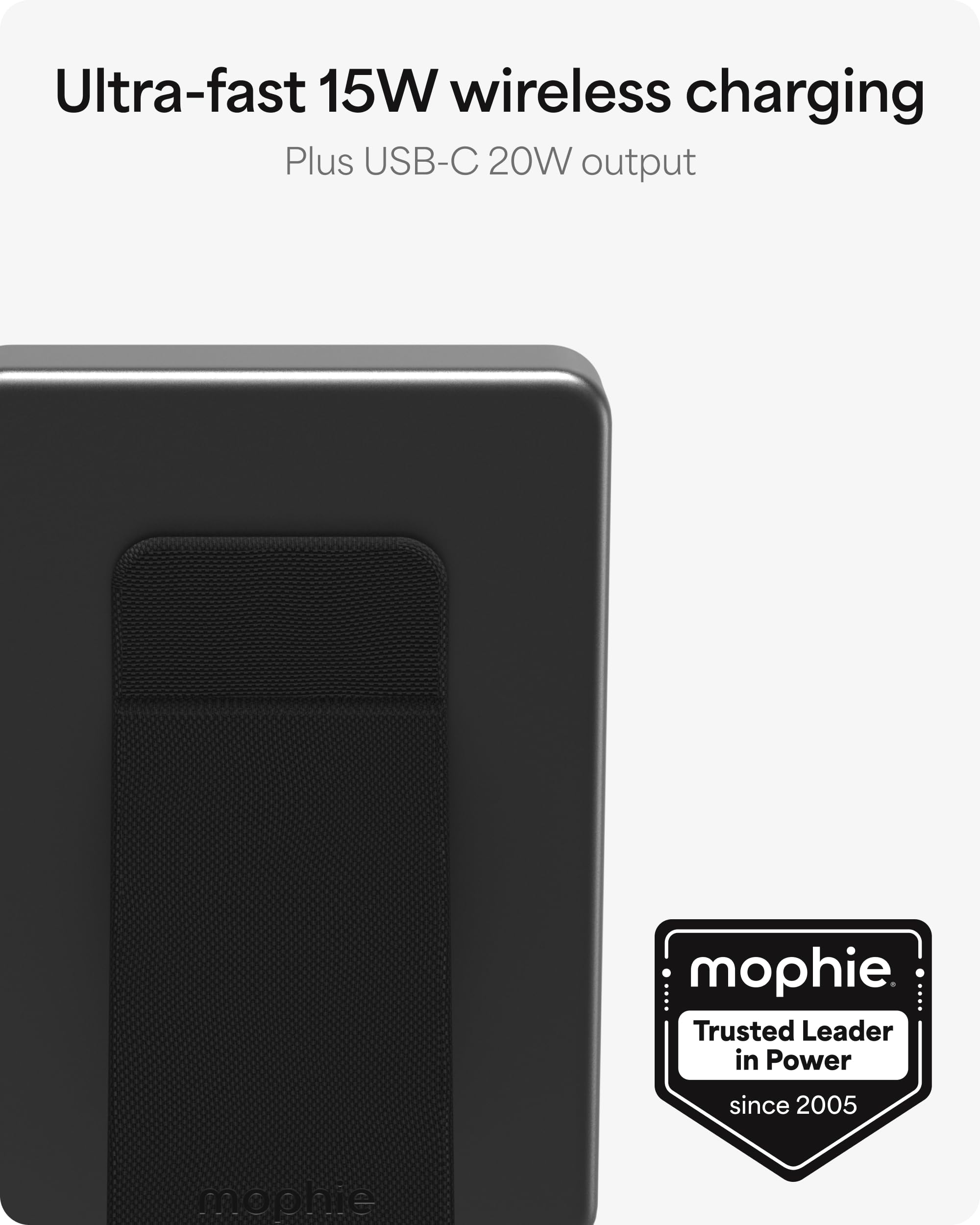 Amazon.com: Mophie Powerstation Wireless Slim with Stand 10,000mAh