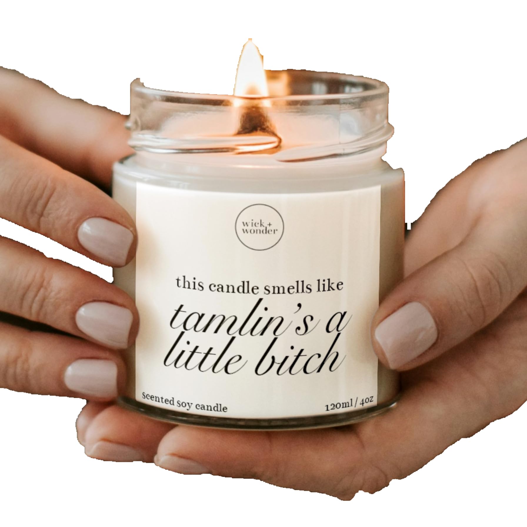 Tamlin's A Bitch Candle | Luxury Soy Wax Candle | ACOTAR Candle | Tamlin Candle | ACOTAR Gifts | Book Lover Gifts | Bookish Candle (120ml, 20hrs burn)